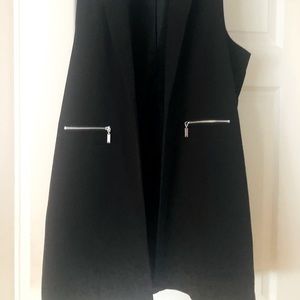 J&L sleeveless long vest. Large